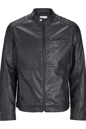 کاپشن مشکی مردانه اسلیم فیت Jack & Jones - کد 859897343
