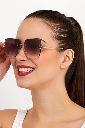 عینک آفتابی قهوه ای زنانه 49 Rams - کد 893089681