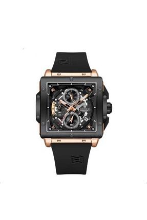 ساعت مچی مشکی مردانه 46 میلی متر Naviforce - کد 893105678