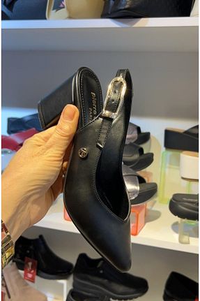 کفش مجلسی مشکی زنانه چرم مصنوعی Pierre Cardin - کد 894764828