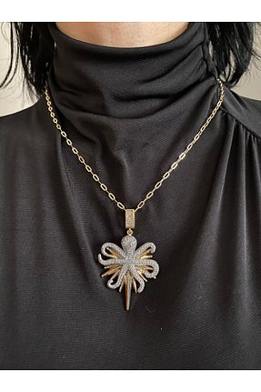گردنبند استیل ( فولاد ) طلائی زنانه استیل (فولاد) Arif KOÇ - کد 893115004