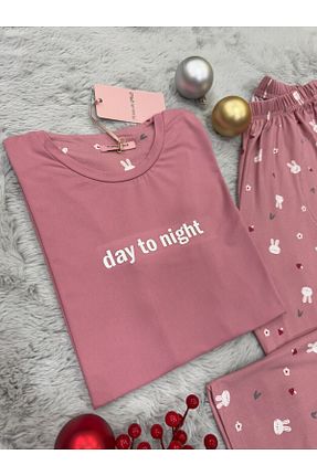 ست لباس راحتی صورتی زنانه Mix pijamaworld - کد 891774952