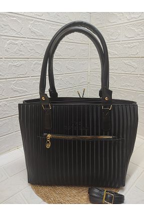 کیف دستی مشکی زنانه ابعاد بزرگ QUBBAG - کد 893126795