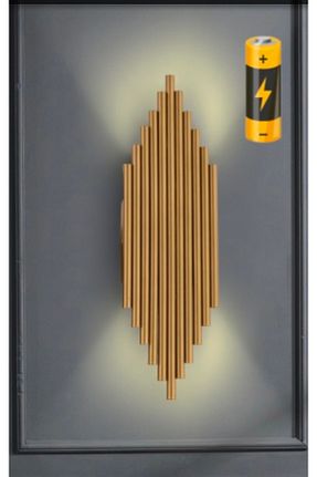 چراغ دیواری طلائی فلزی burenze - کد 812381280