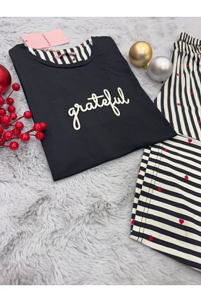ست لباس راحتی مشکی زنانه Mix pijamaworld - کد 891775120