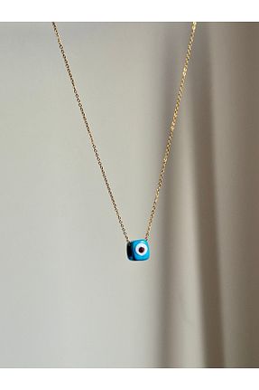 گردنبند استیل ( فولاد ) آبی استیل (فولاد) YOUES JEWELRY - کد 893194265
