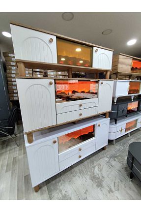 میز و پایه تلویزیون بژ Suntalam KILINÇ - کد 894789836