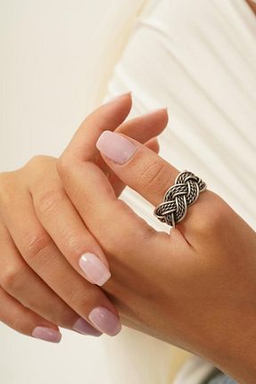 انگشتر جواهر طوسی زنانه فلزی ZeyDor Accessories - کد 169433772