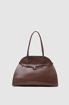 کیف دوشی قهوه ای زنانه چرم مصنوعی Shule Bags - کد 893283001