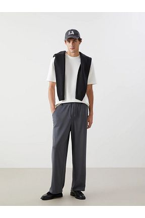 شلوار کرمگن طوسی مردانه Relaxed LC Waikiki - کد 893282761
