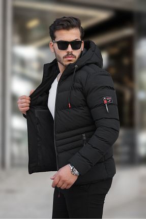 کاپشن مشکی مردانه رگولار MRD SPORT - کد 756964125