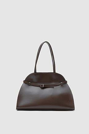 کیف دوشی قهوه ای زنانه چرم مصنوعی Shule Bags - کد 893281348