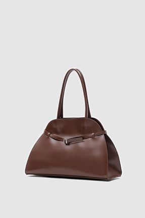 کیف دوشی قهوه ای زنانه چرم مصنوعی Shule Bags - کد 893283001