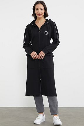 کلاه و ابایا مشکی زنانه مخلوط ویسکون Sementa - کد 787730964