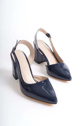 کفش پاشنه بلند کلاسیک سرمه ای زنانه استیل (فولاد) Shoesers - کد 893304429