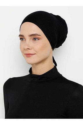 کلاه شنای حجاب مشکی زنانه Genel Markalar - کد 75079202
