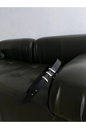 کمربند مشکی زنانه چرم مصنوعی coaksco - کد 893298333