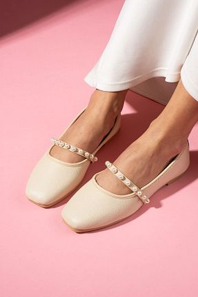 بابت بژ زنانه چرم لاکی FUGA MODA - کد 893326838