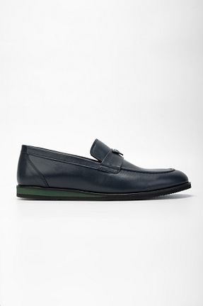 کفش کژوال سرمه ای مردانه چرم خالص Valmenti - کد 795845062