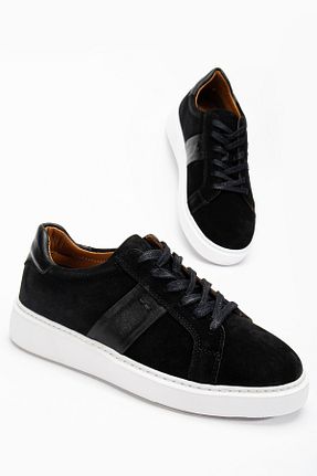کفش کژوال مشکی مردانه چرم خالص Zegeshoes - کد 893329091