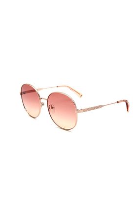 عینک آفتابی طلائی زنانه UV400 Longchamp - کد 634985027