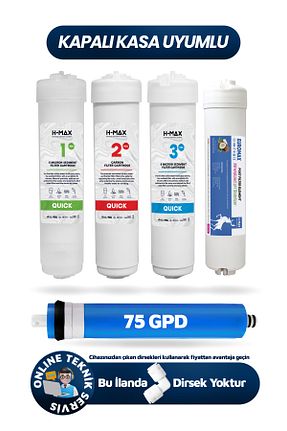 لوازم دستگاه تصفیه آب H-MAX Reverse Osmosis System - کد 318209855