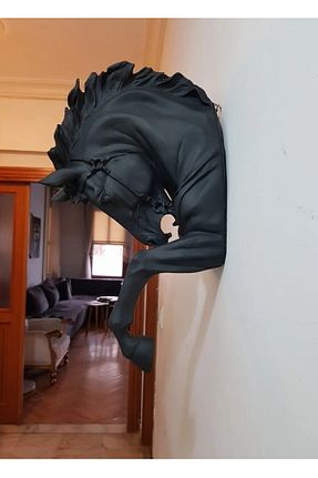 محصول دکوراسیون دیوار مشکی 1 پارچه Tual Hobi Sanat - کد 303152330