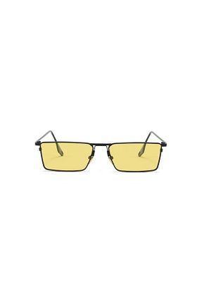 عینک آفتابی زرد زنانه UV400 Toz Vintage - کد 336371814