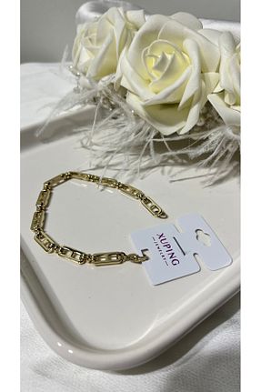 دستبند استیل (فولاد) زرد زنانه استیل (فولاد) Pretty - کد 893349445
