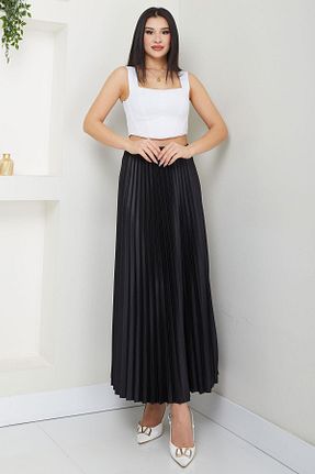 دامن مشکی زنانه ساده SENSTIL - کد 893354908