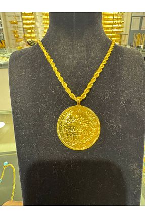گردنبند استیل ( فولاد ) زرد زنانه استیل (فولاد) imitasyon dünyası - کد 895153779