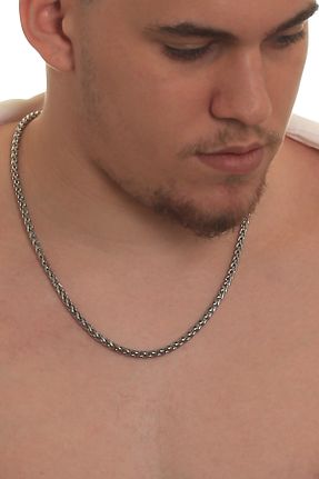 گردنبند استیل ( فولاد ) مردانه استیل (فولاد) LABALABA - کد 893372224