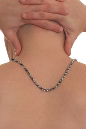 گردنبند استیل ( فولاد ) مردانه استیل (فولاد) LABALABA - کد 893372224