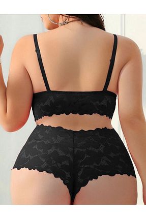 لباس شب سایز بزرگ سبز زنانه ساده MİSS MELLY - کد 880026236