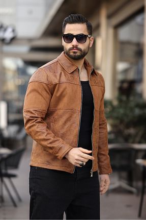 کت قهوه ای مردانه رگولار gm giyimarket - کد 893421426