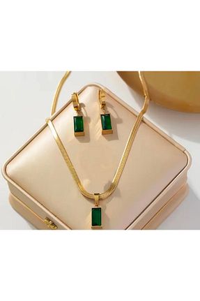 ست استیل سبز زنانه استیل (فولاد) KÜP AKSESUAR - کد 893421723