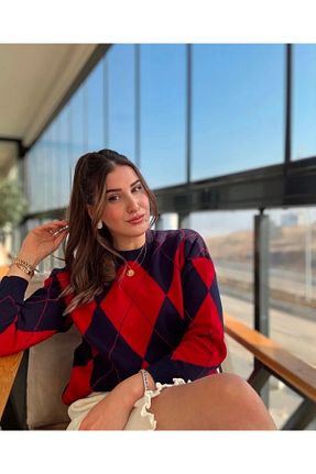 تونیک قرمز زنانه تریکو BUTİK1AVM - کد 893459740