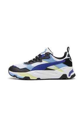کفش اسنیکر آبی مردانه بند دار Puma - کد 849278401