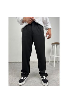 شلوار مشکی مردانه پنبه ای MODA - کد 893472736