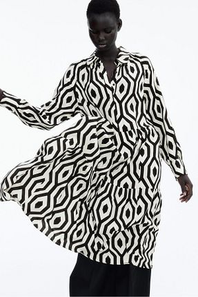 لباس مشکی زنانه ویسکون H&M - کد 893471356