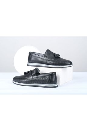 کفش کلاسیک مشکی مردانه چرم خالص KayguShoes - کد 893492315