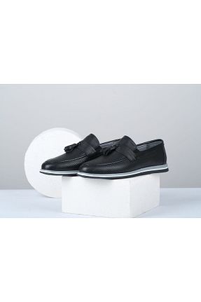 کفش کلاسیک مشکی مردانه چرم خالص KayguShoes - کد 893492315