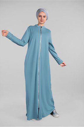 کلاه و ابایا آبی زنانه مخلوط پلی استر TRENDTESETTÜR - کد 86184594