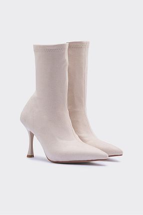 بوت / نیم بوت بژ زنانه جیر SHOEMARK - کد 890820049