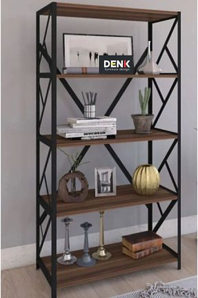 قفسه کتاب قهوه ای 160 سانتی متر Genel Markalar - کد 31726442