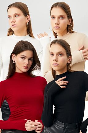بلوز رنگی زنانه ساده Bipantolon - کد 893543828