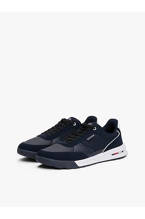 کفش اسنیکر سرمه ای مردانه چرم Tommy Hilfiger - کد 890493197