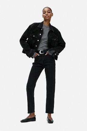 بوت / نیم بوت مشکی زنانه چرم مصنوعی H&M - کد 925039440