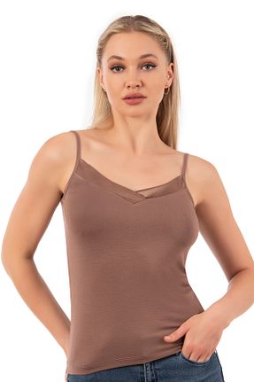 رکابی قهوه ای زنانه ویسکون ÖZKAN underwear - کد 985988