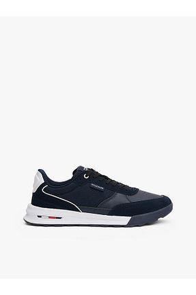 کفش اسنیکر سرمه ای مردانه چرم Tommy Hilfiger - کد 890493197